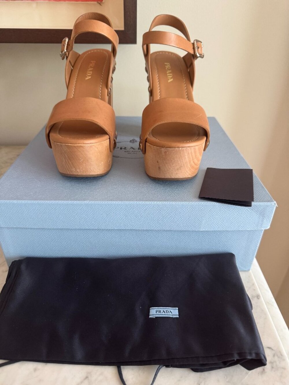 Prada Platform Heels